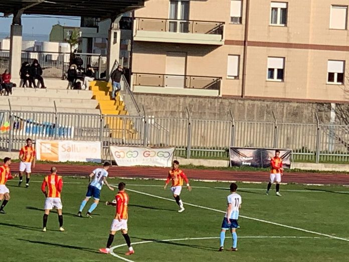 Un momento del match a Termoli (foto pagina Facebook Città di Isernia San Leucio)